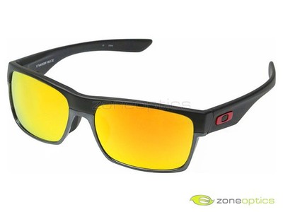 Oakley TwoFace Lin Dan Sunglasses OO9256-09 Matte Black/Fire Iridium Asian