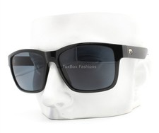 Costa Del Mar Paunch Sunglasses Polished Black Polarized Plastic Lens w/case