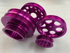 Underdrive Pulley For 1990-1996 Nissan 300zx 3.0l Z32 Vg30de Vg30dett Purple Underdrive Pulley For 1990-1996 Nissan 300zx 3.0l Z32 Vg30de Vg30dett Purple