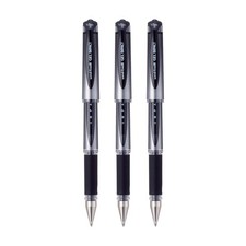 uni-ball Signo Gel Impact UM153S 1.0mm Gel Pen Black Ink Pack of 3