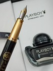 Rare PLAYBOY 22K GP Fountain Pen With Ink Gift Box Set NEW Unused Beijing Intl — photo 7