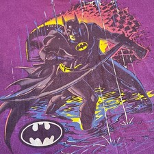 Vintage 1991 BATMAN T-Shirt Adult Size XL MADE IN USA SSI Express