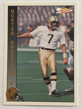 1992 Pacific #199 Morten Andersen New Orleans Saints