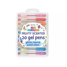 20 Count Mini Scented Gel Pens Set Glitter Neon Pastel for Art Journaling