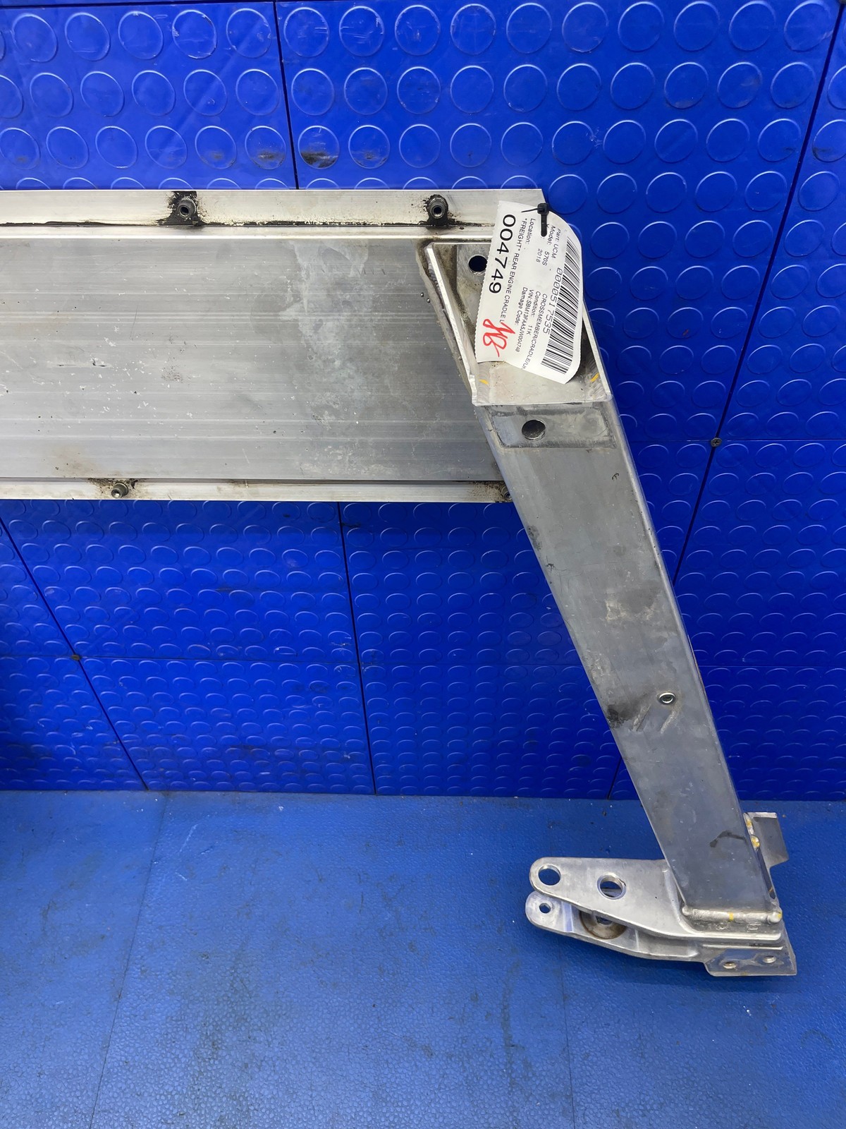 2016-2021 MCLAREN 570S OEM REAR ENGINE CRADLE LOWER SUBFRAME CROSSMEMBER SUPPORT