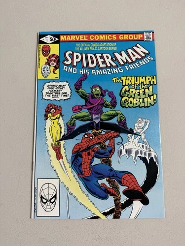 Spider-Man and His Amazing Friends #1 Marvel 1st Appearance Of Firestar 1981