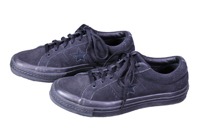 Converse Sneaker One Star OX Unisex Chucks Leder mono schwarz Gr. 37,5 CH1-822