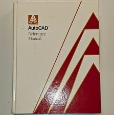 Autodesk AutoCAD Reference Manual Vintage Copyright 1982-1988