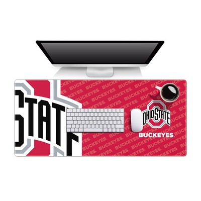 YouTheFan NCAA Ohio State Buckeyes Logo Series 15.7'' x 35.4'', Team Colors