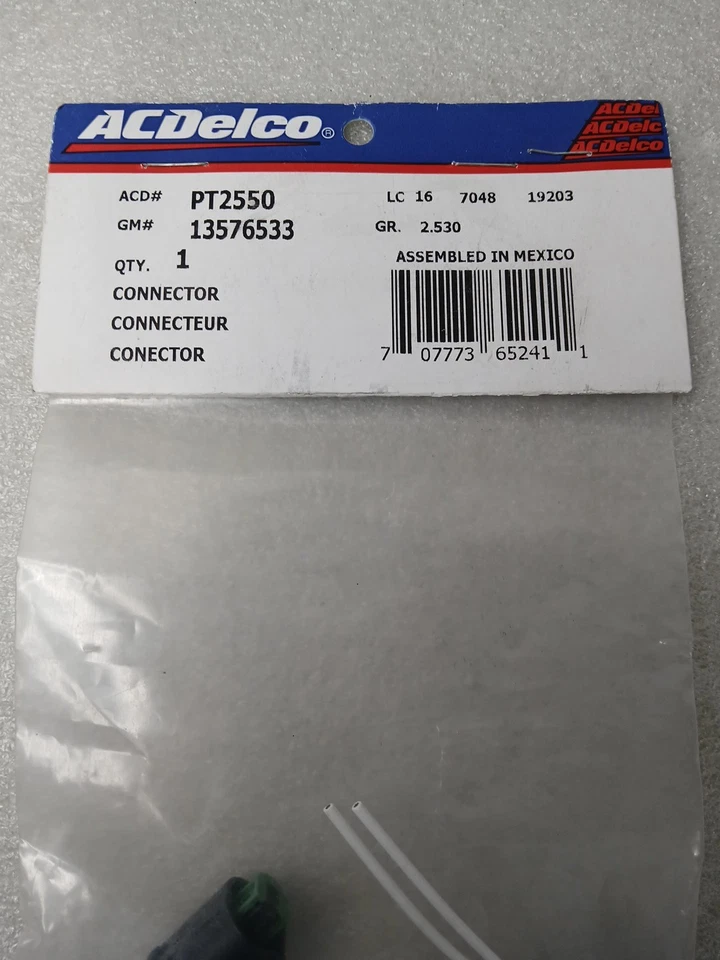 Разъем динамика ACDelco GM оригинальное оборудование 13576533|деталь двигателя - Изображение 2 из 4