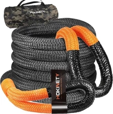 Kinetic Recovery Tow Rope: 1.25" x 30ft 54000LBS Snatch Strap Heavy Duty Offroad