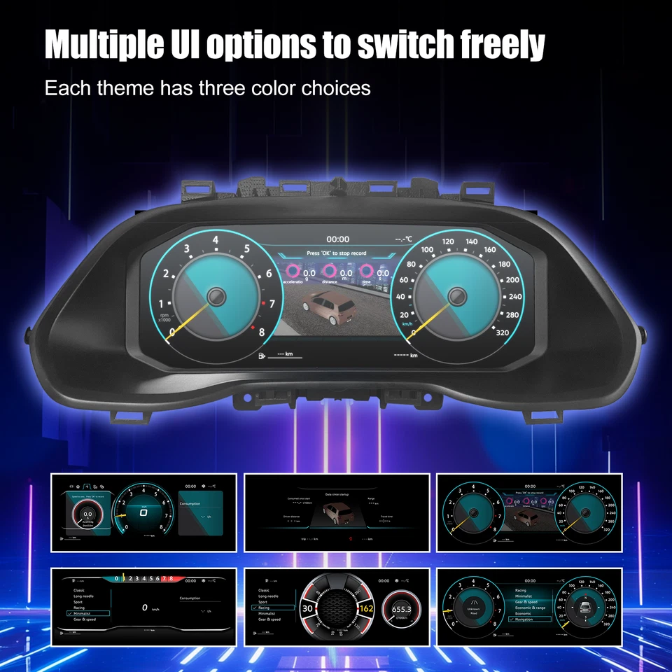 Digital Gauges Dashboard Instrument Cluster For Skoda Octavia Pro MQB 2019-2025 Foto 3 de 4