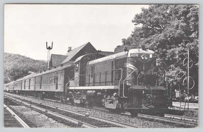 #ad Central Vermont#x27;s Southbound Ambassador Train South Royalton VT NOS Postcard $5.95