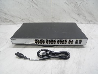 D-Link DGS-1210-28P 28-Port PoE Gigabit Web Smart Switch w/ 4 Gigabit SFP
