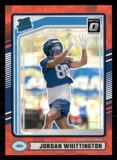 2024 Panini Donruss- Rated Rookie Jordan Whittington #352 Red Pandora Prizm (RC)