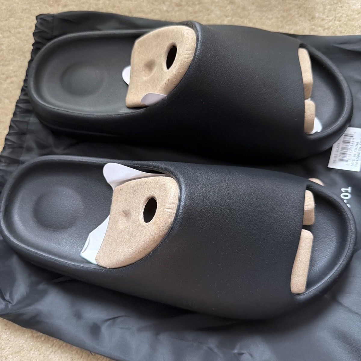 Size 11 - YZY YS-01 Slide Black Yeezy AUTHENTIC NEW 100% Authentic