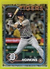 2024 Topps Update TJ Hopkins Memorial Day Camo /25 Detroit Tigers #US311 RC