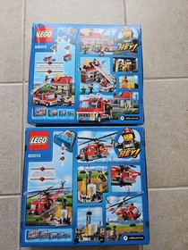 Lego City 60003/60010 Fire Emergency and Fire Helicopter Brand New in Box