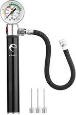 Ball Pump with Pressure Gauge,  Sports Ball Air Pump with Inflation Needles & Pr