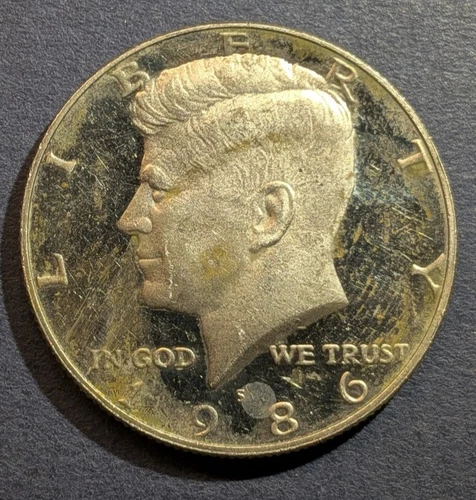 1986-S Kennedy Half Dollar Proof — photo from the most recent tracked eBay sale