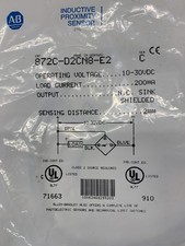 ALLEN-BRADLEY 872C-D2CN8-E2 SERIES C PROXIMITY SENSOR-NIB