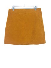NWT J. Crew Factory Mini Skirt in Corduroy Warm Caramel Size 14 70 NEW