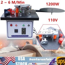 1200W Edge Banding Machine Set Portable Double Side Gluing Wood Bander Machine