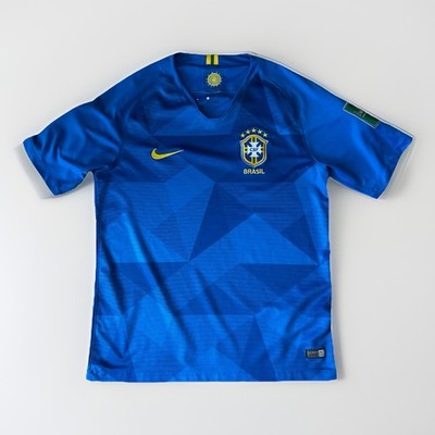 Nike Brazil Brasil National 18/20 Away Football Shirt Soccer