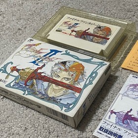 Final Fantasy II 2 Nintendo Famicom FC Japan Import F/S FedEx DHL Tested