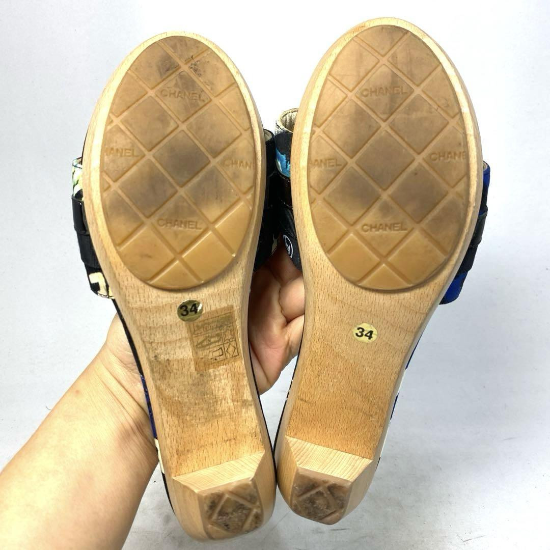 Chanel Mules Sandals Multicolor With Coco Mark Size 34 US About4 For Women thumbnail 24