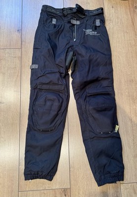 Polo Motorradhose Schwarz L Herren