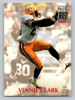 1992 Pro Set Power Vinnie Clark #223 Green Bay Packers
