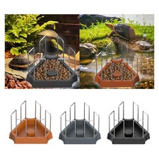 Tortoise Feeding Dish Reptile Feeder Turtle Food Bowl