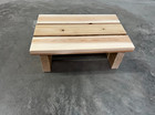 Cedar Sauna Bench Seat Lift 6"x11.5"x18" Handcrafted Solid Wood Step Stool