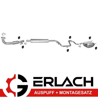 Auspuffanlage für Saab 9-3 1.8 2.0  1902