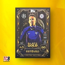 Topps Match Attax 2025/26 - Estevao Black Gold Limited Edition BG 3