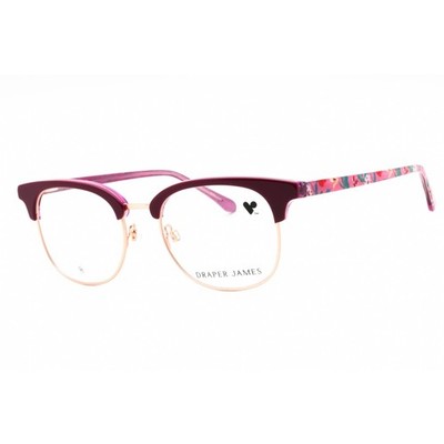 Draper James Women's Eyeglasses Merlot Metal pantos Full Rim Frame DJ5055 604