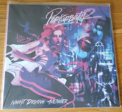 Perturbator  Night Driving Avenger 2015 BLACK Vinyl Record EP New In Sleeve