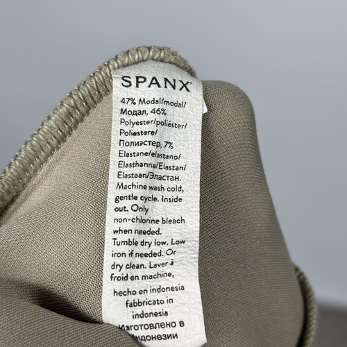 Spanx Women's Pants AirEssentials Cropped Wide Leg Pant Beige Size Large - Picture 5 of 5