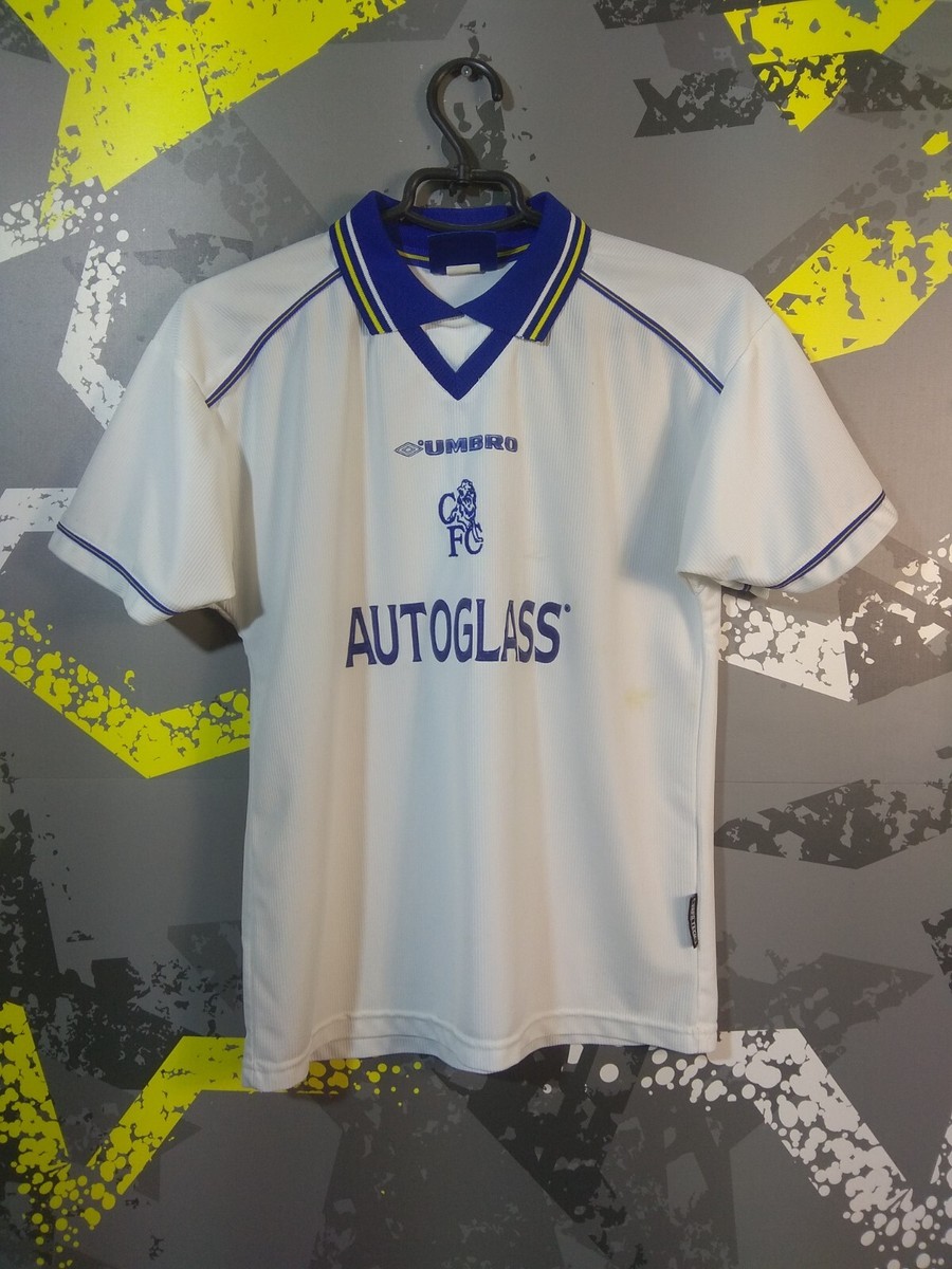 ウェア 1998-00 Umbro Chelsea Away S/S Shirt M Chelsea FC Umbro 1998/99 Away Vintage Y2k Streetwear