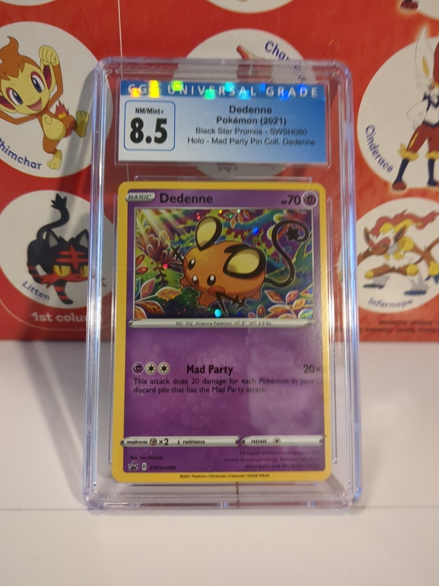 Dedenne SWSH080 Black Star Promo Holo Pokemon Shining Fates Mad