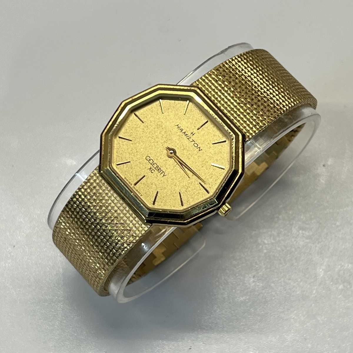 Hamilton Celebrity XC Gold Tone Retro Swiss Quartz Dress Watch