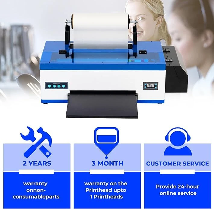 PUNEHOD F13 A3+ L1800 DTF Transfer Printer Roller Direct to Film Printer Bundle - Image 3 of 4