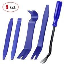 Car Trim Removal Tool Kit 5Pcs Set Door Panel Fastener Dashboard Plastic Kit•
