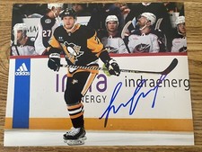 Dmitry Kulikov Autographed 8x10 Photo Pittsburgh Penguins