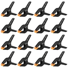 16 Pack Spring Clamps - 3.5 Inch Small Clamps for Backdrop Stand, Heavy Duty