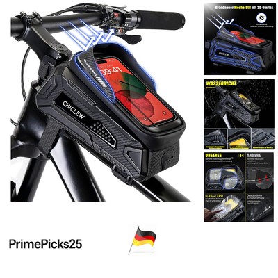 Fahrradtasche Rahmentasche  TPU Touchscreen Hartschale für E-Bike Mountainbike
