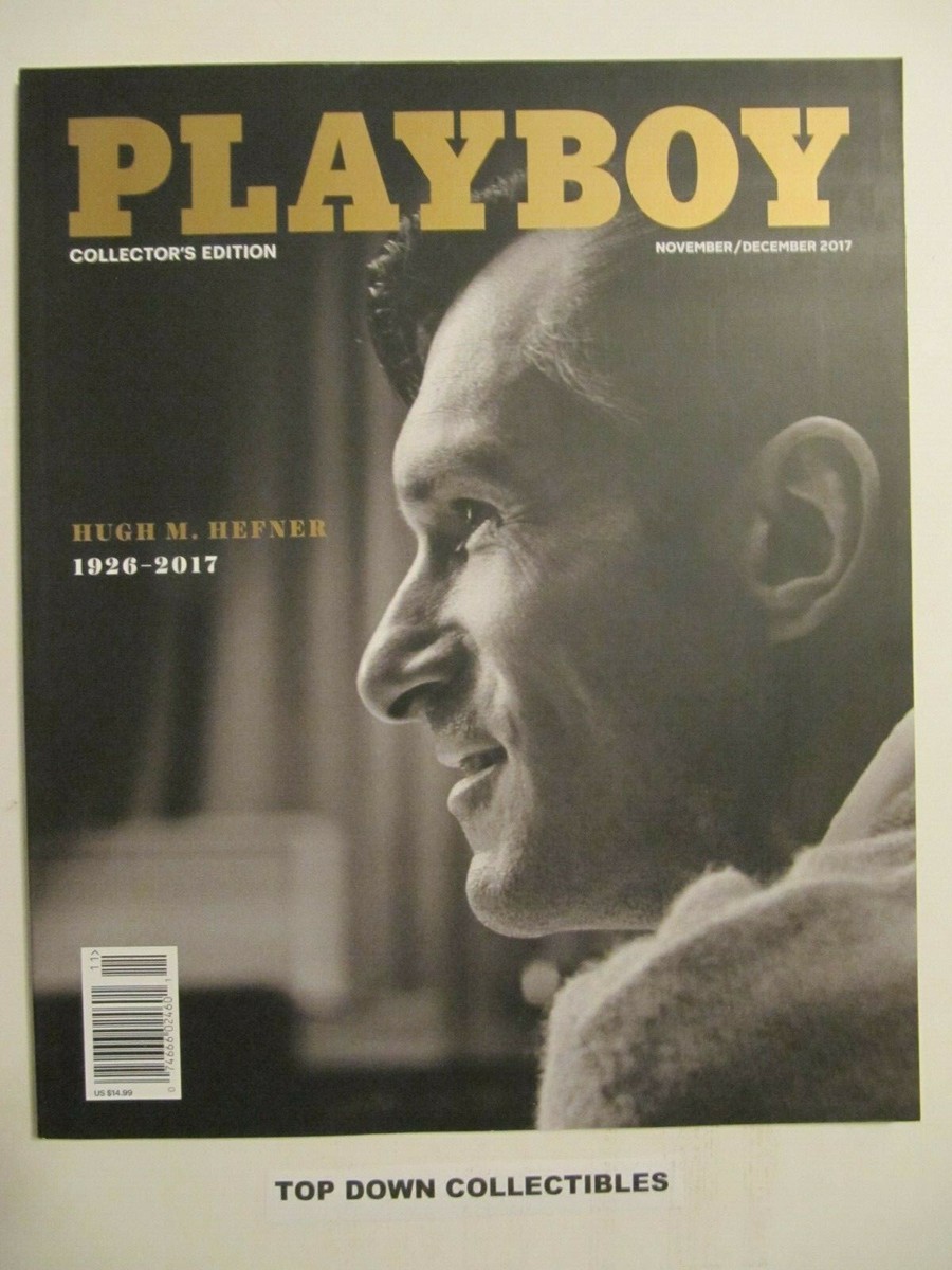 ♦︎PLAYBOY Limited Edition♦︎ Playboy Magazine November/December 2017 Hugh M. Hefner Collector's