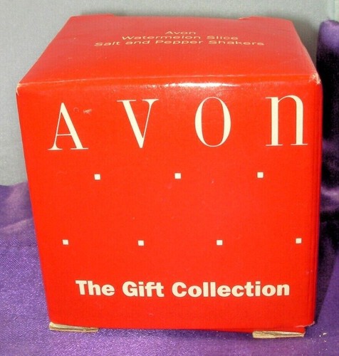 Collectable Avon Gift Collection Watermelon Slice Salt & Pepper shaker set new - Picture 3 of 5
