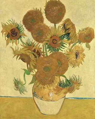 Vincent Van Gogh Sunflowers (1888) Painting Giclee Print on Fine Art Paper